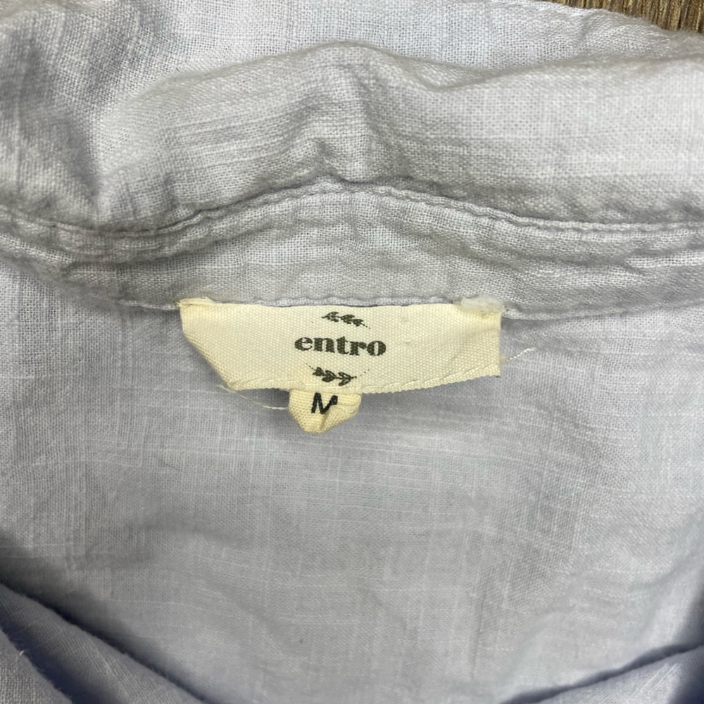 Entro Embroidered Linen Top - Picture 3 of 4
